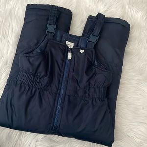 Carter snow bib - size 4/5 navy